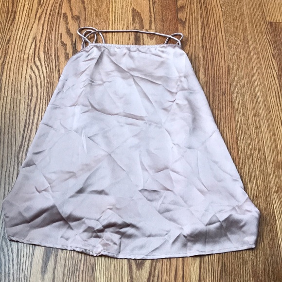 Sabo Skirt Pink Satin Top - Picture 2 of 5
